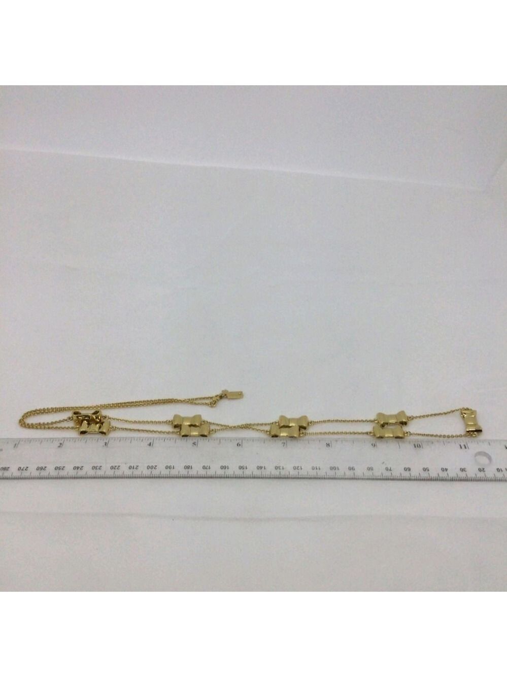 Kate Spade New York Goldtone Bow Station Necklace – 31" – NWOT - Picture 5 of 5
